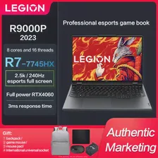 Lenovo Legion R9000P 2023 Киберспортивный Игровой Ноутбук Ноутбуки R7-7745HX R9-7945HX RTX4060 2.5 k 240 Гц Бесплатная Доставка