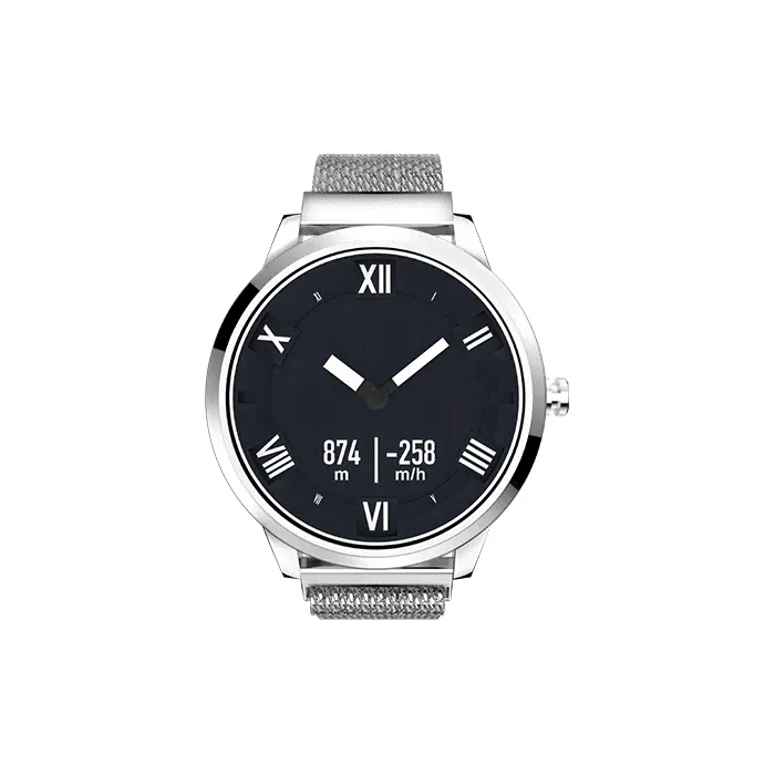 Смарт-часы Lenovo Watch X Plus с миланским ремешком (Серебристые)-3