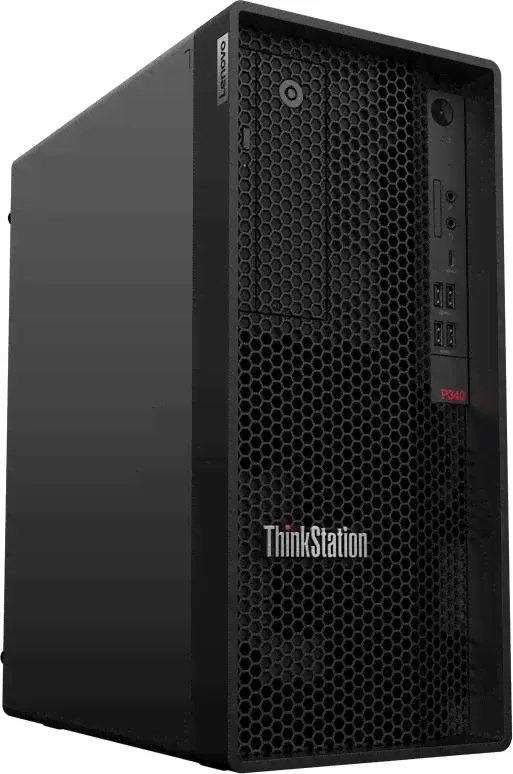 ПК Lenovo ThinkStation P340, черный