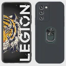 Чехол-держатель с кольцом для Lenovo Legion Y70, Мягкая Матовая Задняя крышка из ТПУ, Противоударная Крышка телефона для Lenovo Legion Y70 L71091