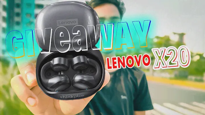 LENOVO THINKPLUS X20 REVIEW  | EAR CLIP DESIGN TWS | BONE CONDUCTION EARPHONE | GIVEAWAY!