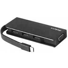 Док-станция Lenovo ThinkPlus USB-C 4-in-1 Hub (4X90W86497)