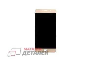 Дисплей (экран) в сборе с тачскрином для Lenovo P2 золотистый