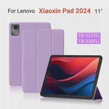 Умный чехол Для Lenovo Xiaoxin Pad 2024 11 Дюймов TB-331FC Trifold Flip Stand TPU Мягкая Защитная Оболочка Для Lenovo Tab M11 11 "Case