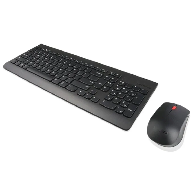Клавиатура + мышь Lenovo Essential, USB, черный-0