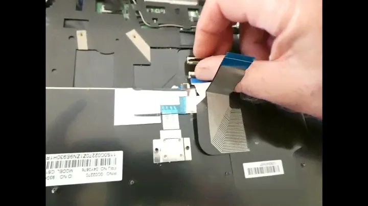 Снятие и замена экрана монитора Lenovo Thinkpad L440 — Часть 1