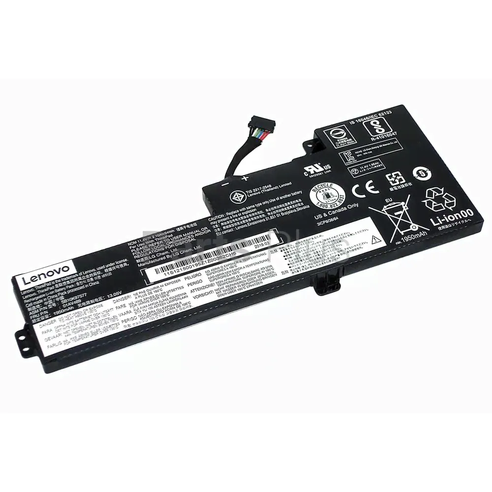 Аккумулятор (Батарея) для ноутбука Lenovo ThinkPad T470 T570 (01AV489) 24Wh-0
