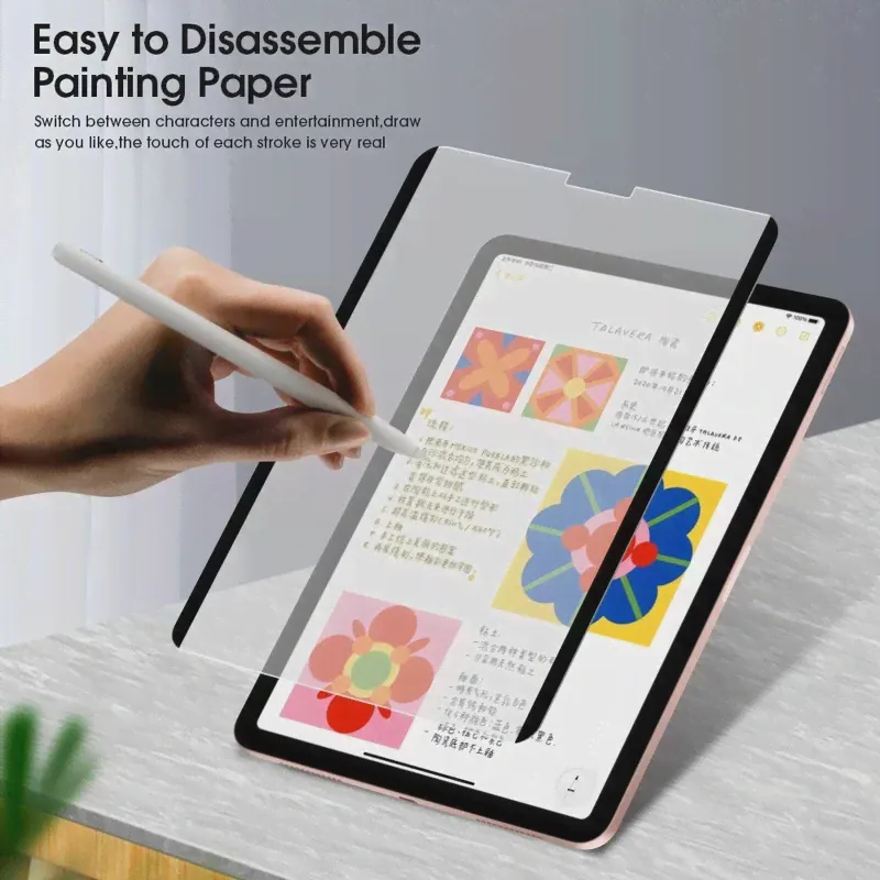 Для Lenovo Xiaoxin Pad Pro 12,7 "Feel Paper Съемная Защитная пленка Для Xiaoxin Pad Pro 12,7 TB-371FC Магнитная пленка, Похожая На бумагу-0