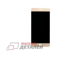 Дисплей (экран) в сборе с тачскрином для Lenovo P2 золотистый