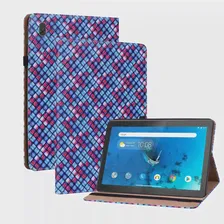 Для Lenovo P12 M10 Plus 3nd 10.6 TB-128FU TB-125FU 2022 Чехол-бумажник с тканым Рисунком, Чехол Для планшета с картами Для Lenovo Xiaoxin Pad 10.6