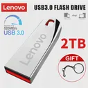 Lenovo USB Флэш-накопитель 1 ТБ USB-накопитель 2 ТБ Водонепроницаемый 3,1 USB флэш-накопитель 256 ГБ для телефона/ноутбука
