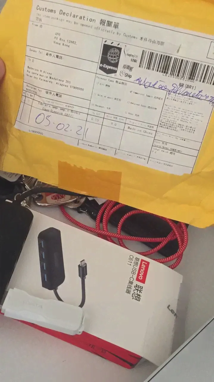 🛍 USB-концентратор Lenovo, USB Type-C, HDMI, RJ45, для подключения к локальной сети, несколько USB 3,0 PD, концентратор для компьютера, планшета, ПК, док-станции, разветвитель