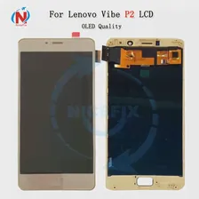 5,5 "OLED Lenovo Vibe P2 ЖК-Дисплей С Сенсорным Экраном и Цифровым Преобразователем В Сборе С Рамкой Для Lenovo P2 P2c72 P2a42 LCD