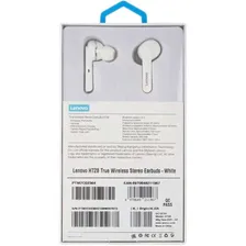 Наушники Lenovo HT28 с микрофоном (TWS), белые