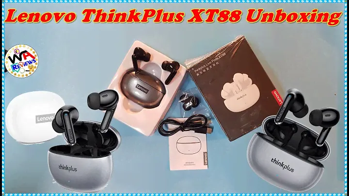 Lenovo Thinkplus Live Pods XT88 TWS Wireless Earphone Bluetooth Unboxing & Review