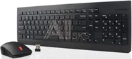 421967 Клавиатура + мышь Lenovo Essential клав:черный мышь:черный USB беспроводная slim