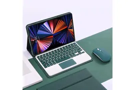 Чехол с клавиатурой MyPads для Lenovo Tab P11 (TB-J606) / Tab P11 Plus 11", зеленый