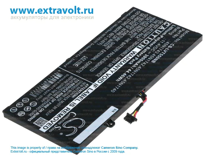 Аккумулятор для Lenovo ThinkPad T550, ThinkPad T550s, ThinkPad T560, ThinkPad W550, ThinkPad W550s [3900mAh]