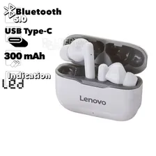 TWS Bluetooth беспроводная гарнитура Lenovo LivePods LP1 (серая)
