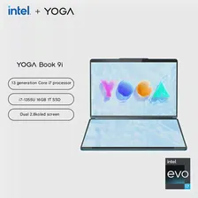 Lenovo YOGA Book 9i 2023 двухэкранный сенсорный ноутбук i7-1355U13,3 дюйма16Гб1т SSDинтегрированный графический ноутбук (art.: 3920c1c048b2e)