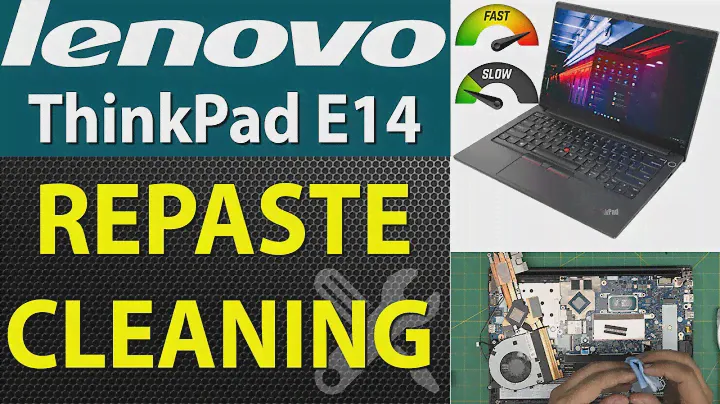 How to Repaste and Clean a Lenovo ThinkPad E14 Laptop | Step by Step