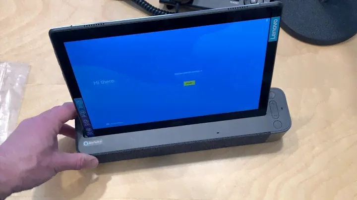 Lenovo P10 Smart Tablet with Amazon Alexa Dock Unboxing