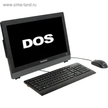 Моноблок Lenovo S200z 19.5" HD+ Cel J3060, DVD-RW/Free DOS, 4Gb, клавиатура/мышь, черный