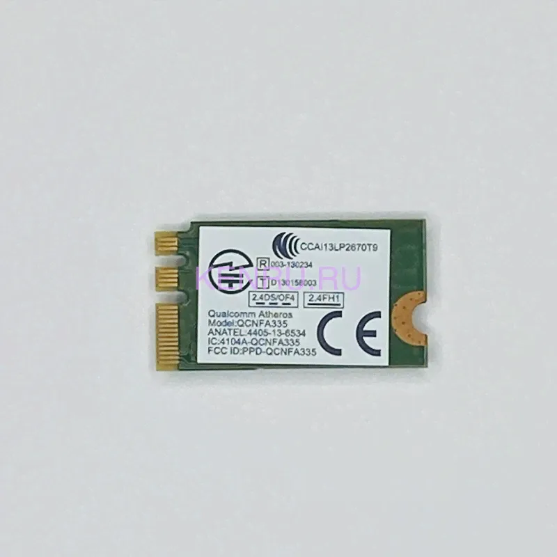 Модуль WiFi Qualcomm Atheros QCNFA335 для Lenovo IdeaPad G50-70 G40-70 G40-80 G50-80 B50-70 B50-30 B40-80 Z40-70 E455 E555 YOGA-500-14IBD S20-30 TOUCH - разбор-0