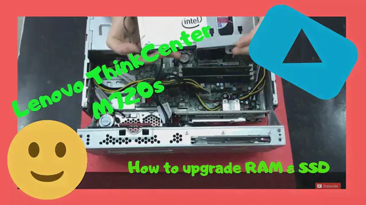 How to upgrade RAM & SSD Lenovo ThinkCenter M720s Disassembly