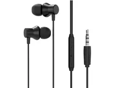Наушники внутриканальные Lenovo QF320 с микрофоном,черные