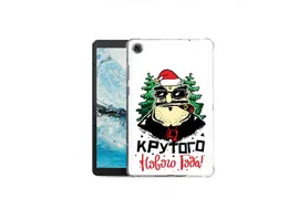 Чехол задняя-панель-накладка-бампер MyPads Крутого нового года 2024 для Lenovo Tab M8 TB-8505F/X противоударный
