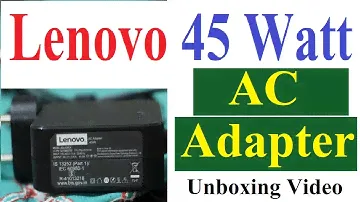 Lenovo 45W AC Wall Adapter Unboxing and Reviews | Lenovo Laptop 20 volt AC Adapter  @HosshareReview