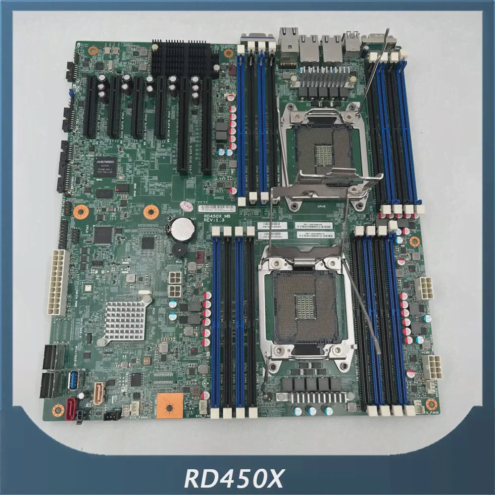 Исходная Серверная материнская плата Для Lenovo Для RD450X X99 C612 00HV330 00HV211 00HV328 512GB Поддержка E5-2600 V3 Полностью протестирована-0