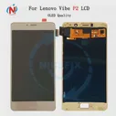 5,5 "OLED Lenovo Vibe P2 ЖК-Дисплей С Сенсорным Экраном и Цифровым Преобразователем В Сборе С Рамкой Для Lenovo P2 P2c72 P2a42 LCD